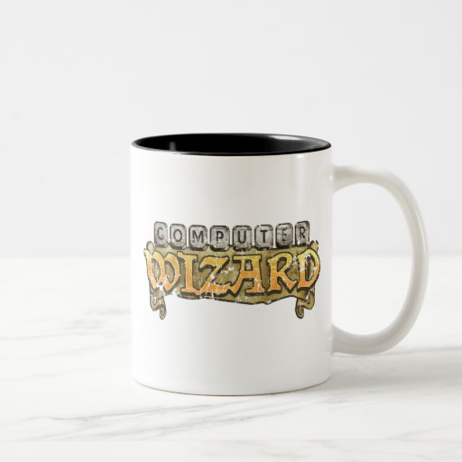 Taza del mago de ordenador 2008