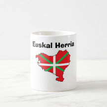 Taza del mapa de Euskal Herria