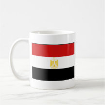 Taza del mapa del ~ de la bandera de Egipto