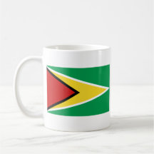 Taza del mapa del ~ de la bandera de Guyana