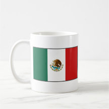 Taza del mapa del ~ de la bandera de México