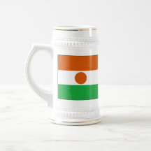 Taza del mapa del ~ de la bandera de Niger