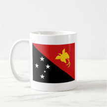Taza del mapa del ~ de la bandera de Papúa Nueva G