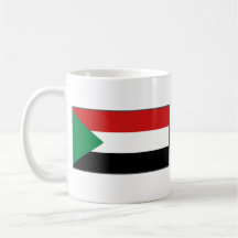 Taza del mapa del ~ de la bandera de Sudán