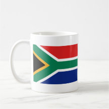 Taza del mapa del ~ de la bandera de Suráfrica