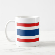 Taza del mapa del ~ de la bandera de Tailandia