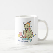 Taza del monstruo que hace punto