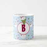 Taza del muñeco de nieve del navidad del día de fi