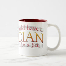 Taza del músico del mascota