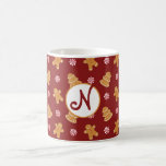 Taza del navidad de la galleta del pan de jengibre