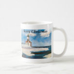 Taza del navidad de la luz de la ciudad de Michiga