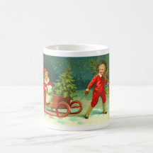 Taza del navidad del vintage