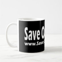 Taza del negro el SOS