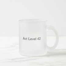Taza del nivel 42 del acto