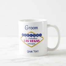 Taza del novio de Las Vegas