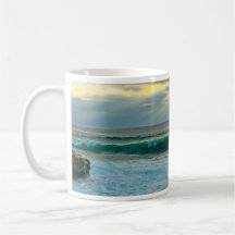 Taza del paisaje marino