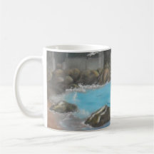 Taza del paisaje marino del Al