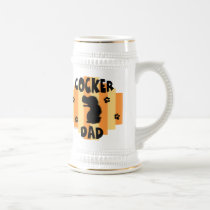 Taza del papá del cocker tazas