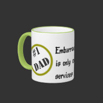 Taza del papá del número uno tazas