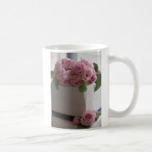 Taza del pastel de bodas