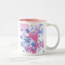 Taza del patinaje de hielo para la figura patinado
