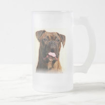 Taza del perro del boxeador