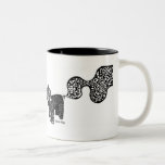 taza del perro del miedo tazas