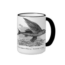 Taza del pez volador del vintage