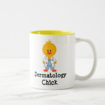 Taza del polluelo de la dermatología