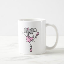 Taza del ratón del palillo del baile
