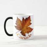 Taza del recuerdo de la hoja de arce de Canadá de 