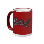 Taza del regalo del arte de la NUTRIA y del BEBÉ d