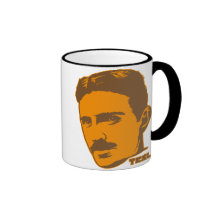 Taza del retrato de Nikola Tesla