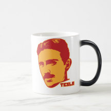Taza del retrato de Nikola Tesla