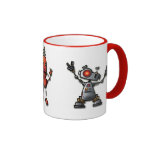 Taza del robot de la diversión