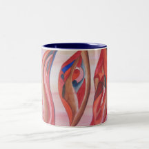 Taza del rojo de Calisch