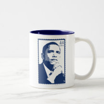 Taza del sello de presidente Barack Obama 44 los E