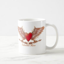 Taza del Tarjeta del día de San Valentín-Héroe
