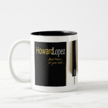 Taza del teclado de dos tonos