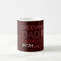 TAZA DEL TEXTO DEL DÍA DE PADRES