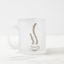 Taza del thermoscale del café