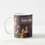 taza del tiempo de la torta