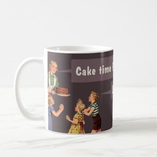 taza del tiempo de la torta