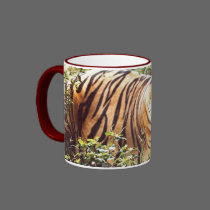 Taza del tigre de Sumatran tazas