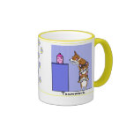 Taza del trabajo en equipo del Corgi