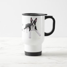 Taza del viaje de Boston Terrier