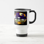 Taza del viaje de Kilroy del truco o de la invitac
