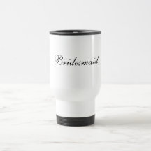 Taza del viaje de la dama de honor