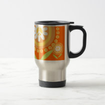 Taza del viaje de la flor de la paz tazas