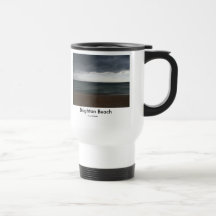 Taza del viaje de la playa de Brighton
